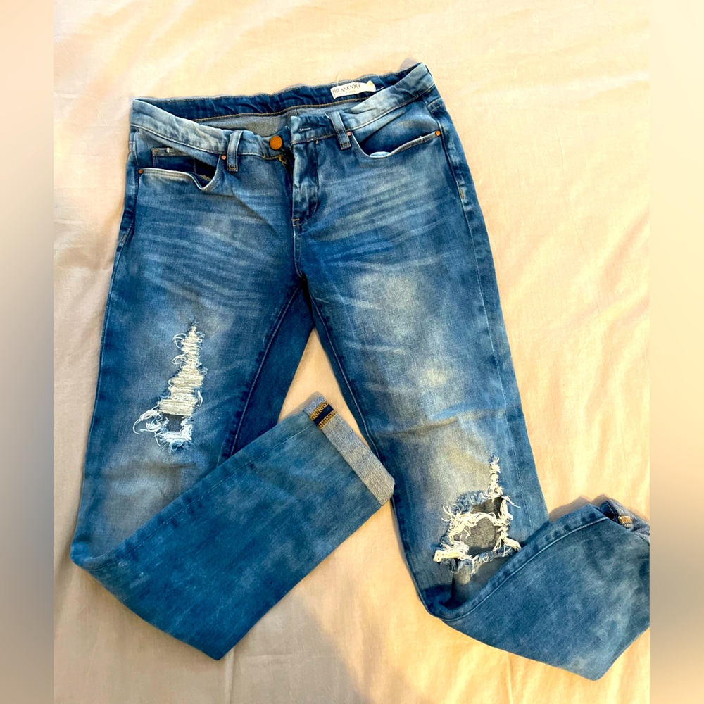 Blank nyc skinny jeans 28 distressed